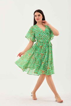 Picture of CURVY GIRL CHIFFON DRESS